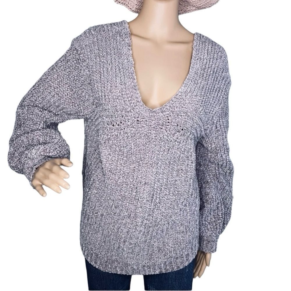 Rue 21 Soft Knitted Oversized Sweater Lavender Mauve Size Small